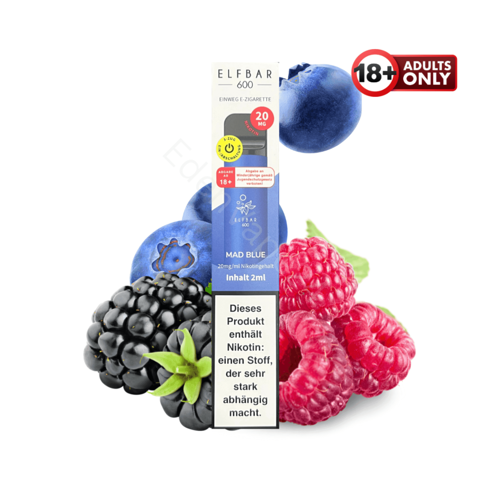 Elfbar 600 - Mad Blue - EdenVape24